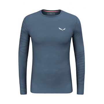 Bluza merino barbati  Cristallo Warm Alpine FW 2025-Albastru-46/S
