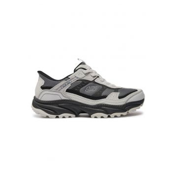 Bocanci trekking barbati  303970796 - Piele ecologica - Gri