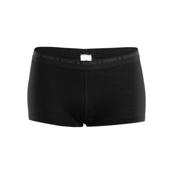 Boxeri merino dama  LightWool 140 Hipster - Negru