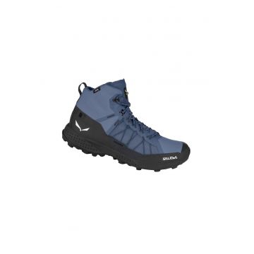 Ghete trekking  Negru-Albastru - croiala peste glezna - material sintetic - pentru barbati