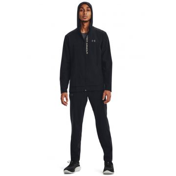 Pantaloni cu slituri cu fermoar pentru alergare Outrun The Storm - Negru