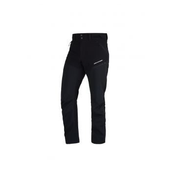 Pantaloni hibrizi de trekking softshell 3L 5K/5K pentru barbati Fiero - Negru