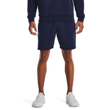 Pantaloni scurti cu talie medie - pentru antrenament - Bleumarin