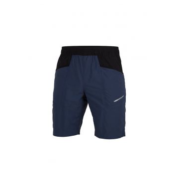 Pantaloni scurti outdoor barbati Arno - Negru/Bleumarin
