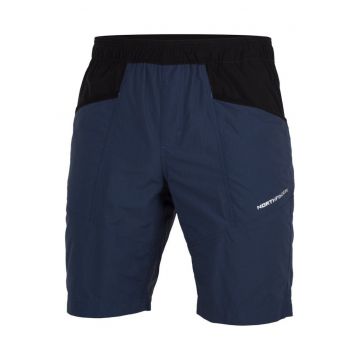 Pantaloni scurti trekking barbati  Arno - albastru/negru
