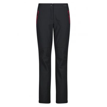 Pantaloni trekking dama  30A1456 - Negru/Roz
