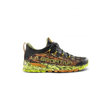 Pantofi pentru alergare trail Tempesta GTX - Negru/Portocaliu/Galben neon