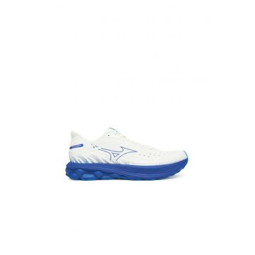 Pantofi sport barbati -  material textil - albastru/alb