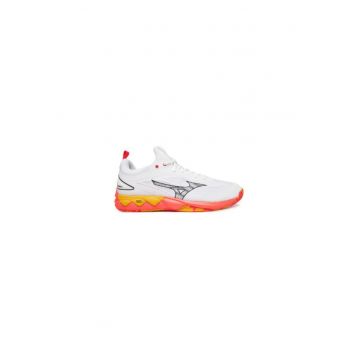 Pantofi sport barbati -  V1GA2420 - alb - coral - 65875 - Alb