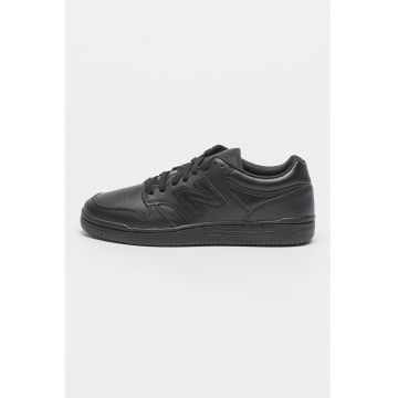 Pantofi sport low cut din piele 480 - Negru