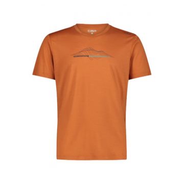 Tricou barbati  Performance Merino SS 2025 - Rosu corai