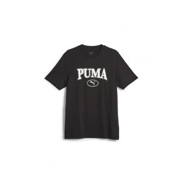 Tricou de bumbac cu imprimeu logo Squad - Negru