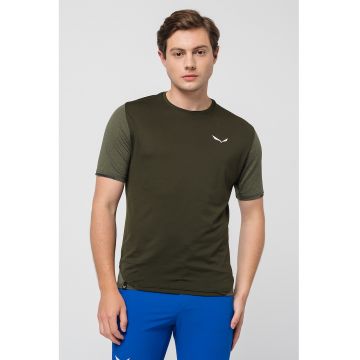 Tricou pentru drumetii Pedroc Dry Hybrid Base Layer - Kaki