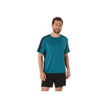 Tricou sport barbati -  Fujitrail Elite SS - albastru - bumbac