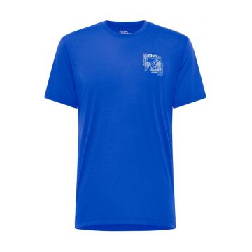 Tricou tehnic barbati  Vonnan Graphic SS 2025 - Albastru