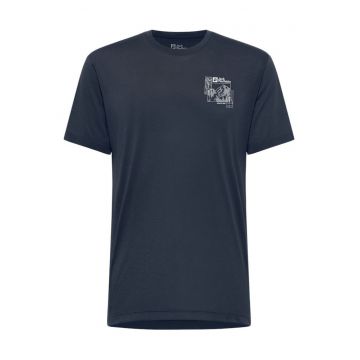 Tricou tehnic barbati  Vonnan Graphic SS 2025 - Bleumarin