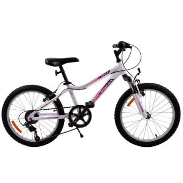 Bicicleta copii Omega Angle 20  , 6 viteze, alb