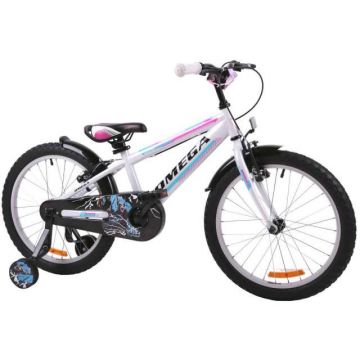 Bicicleta copii Omega Master alb 16