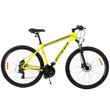 Bicicleta mountainbike Omega Duke 27.5  , cadru 49cm, frana hidraulica pe disc,galben negru