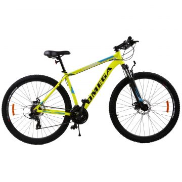 Bicicleta mountainbike Omega Thomas 29  , cadru 49 cm, galben