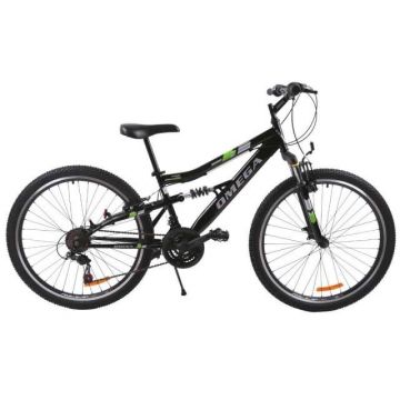 Bicicleta MTB Passati Magic 24   negru fullsuspension