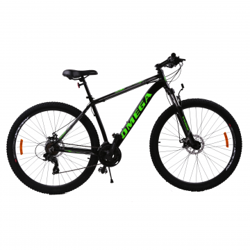 Bicicleta Omega Gerry 29   negru verde
