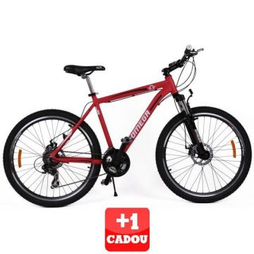 Bicicleta Omega Hawk 26   21 viteze rosu+1 CADOU
