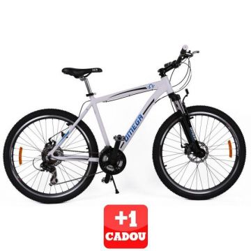 Bicicleta Omega Hawk 27.5   21 viteze alb+1 CADOU