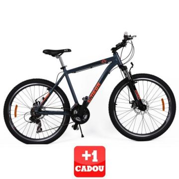 Bicicleta Omega Hawk 27.5   21 viteze gri+1 CADOU