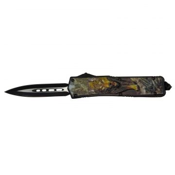 Briceag automat de vanatoare DEPOX , Wolf Blood, metalic, 22 cm