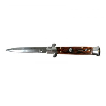 Briceag automat DEPOX , otel inoxidabil, Italian Blade, Stiletto, 21 cm