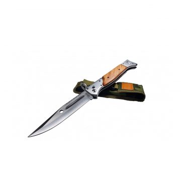 Briceag de vanatoare DEPOX , AK-47 Legion, otel inoxidabil, teaca inclusa, 27 cm