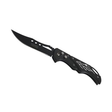 Briceag de vanatoare DEPOX , Fire Blade, flacari argintii