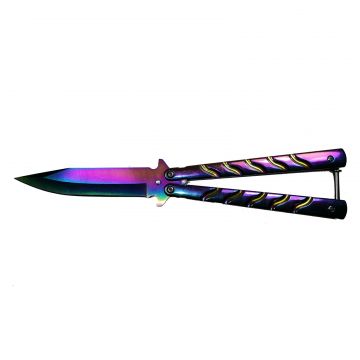 Briceag fluture DEPOX , Rainbow-Palette, 22.5 cm