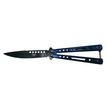 Briceag fluture DEPOX , Sea Blade, otel inoxidabil, albastru, 22 cm
