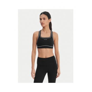 Bustiera fitness cu detalii contrastante