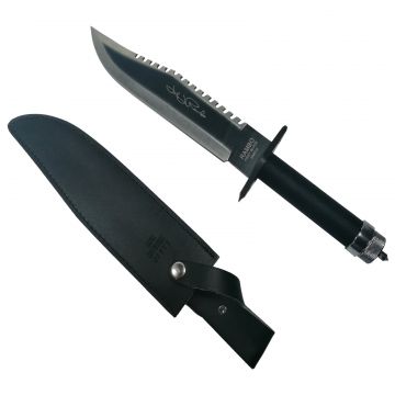 Cutit de vanatoare DEPOX , Rambo 2 First Blood, editie de colectie, 40 cm, teaca inclusa