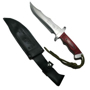 Cutit de vanatoare DEPOX , Steel Wolf, 31 cm, argintiu