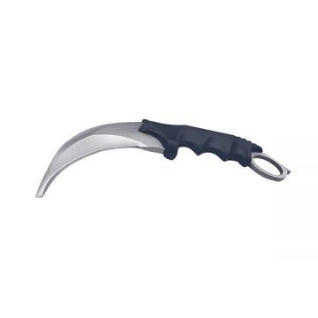 Cutit de vanatoare karambit DEPOX , Comando Blade, 18.5 cm, argintiu