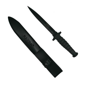 Cutit-Sting de vanatoare DEPOX , Rambo VI, Collector s Edition, negru, 30 cm