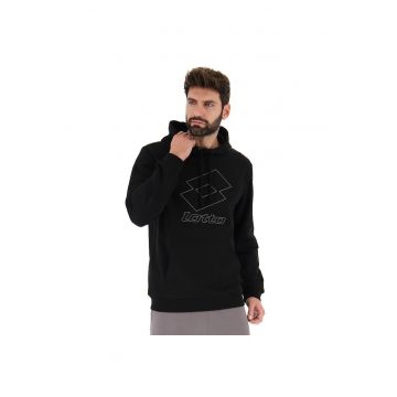 Hanorac  Smart IV - barbati - cu gluga - negru - bumbac