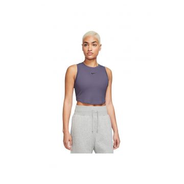 Maiou sport dama  Chill Knit - croiala slim - material moale - lila - poliester-lyocell-spandex -