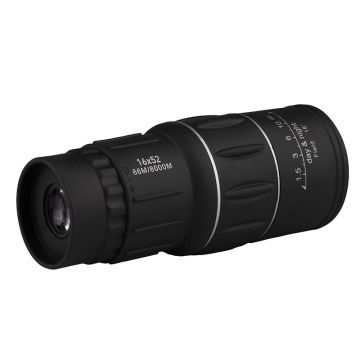 Monocular DEPOX , Hawk Sight, 16x52, negru, 15 cm, husa inclusa