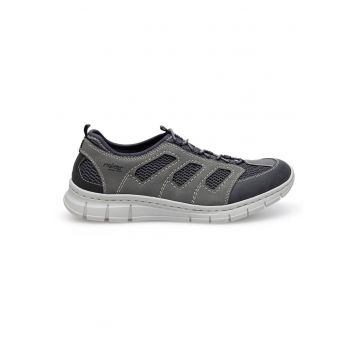 Pantofi barbati -  gri - tesatura - 69875 - Gri