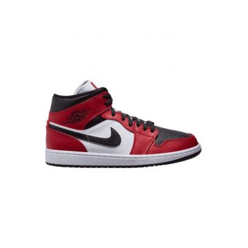 Pantofi sport barbati AIR JORDAN 1 MID C/O -  Piele ecologica - Rosu - Rosu