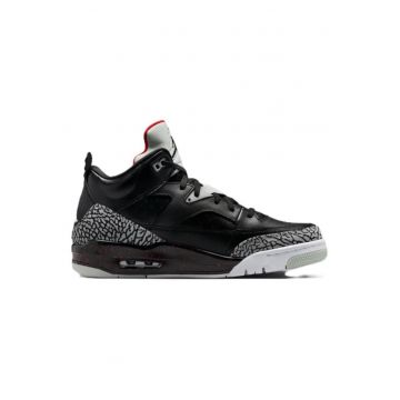 Pantofi sport barbati JORDAN SON OF MARS LOW -  Piele ecologica - Negru -