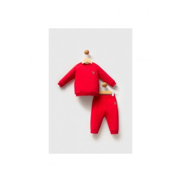 Set doua piese pentru bebelusiwqfwqdwqf - Rosu