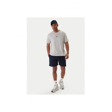 Set tricou si pantaloni scurti Barbati -  Bleumarin/Gri - Bumbac -