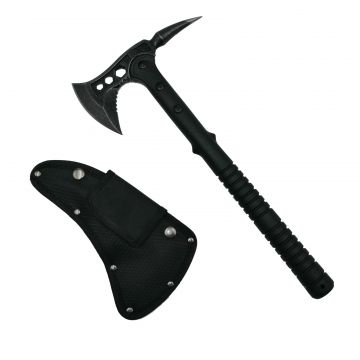 Topor Survivor DEPOX , Sting Fall, otel inoxidabil, negru, 39 cm, teaca inclusa