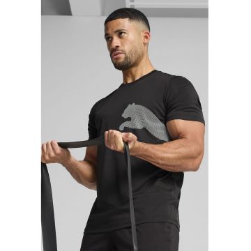 Tricou pentru antrenament Train All Day - Negru/Gri